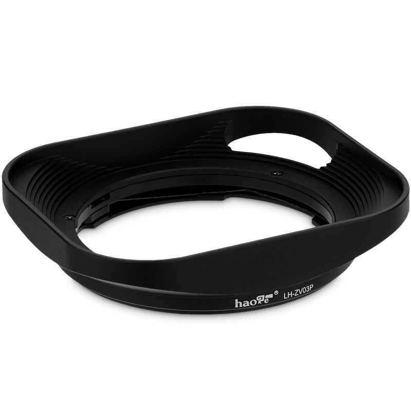 Haoge LH-ZV03P Lens Hood for Carl Zeiss Distagon T 2.8/21 21mm f2.8 ZM, C Biogon T 4.5/21 21mm f4.5 ZM, 2.8/25 25mm f 2.8 ZM, 2.8/28 28mm f2.8 ZM, C Sonnar T 1.5/50 50mm f1.5 ZM Hollow Out Designed - Image 1